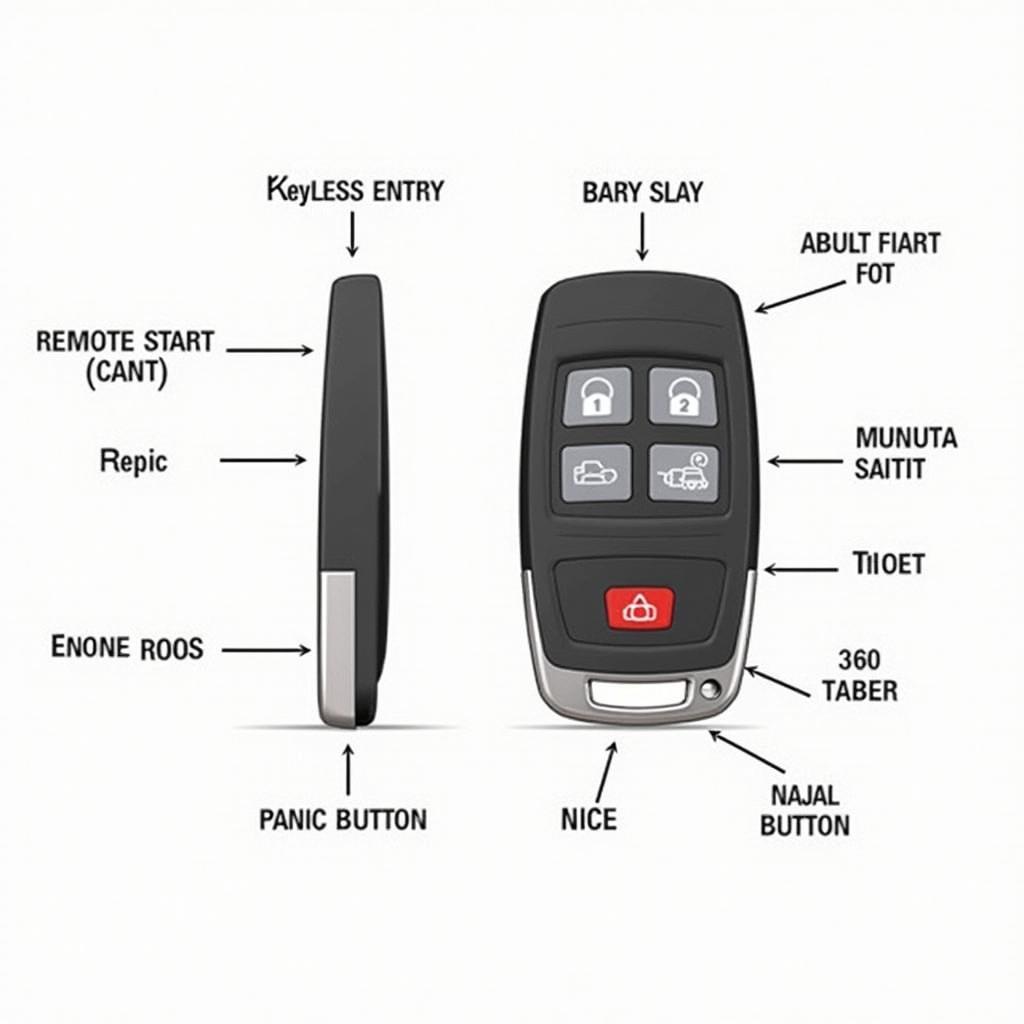 05 Nissan Titan Key Fob Functions: Keyless Entry, Remote Start, Panic Button