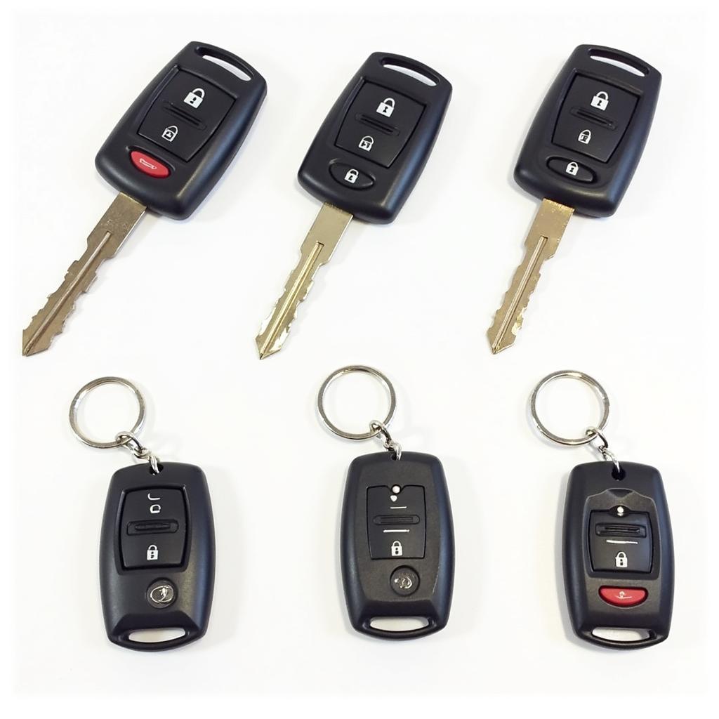 Comparing different 1994 Lexus key fob shells