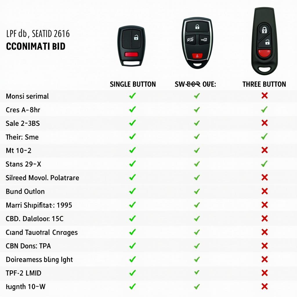 Replacement 1996 Cadillac Key Fobs