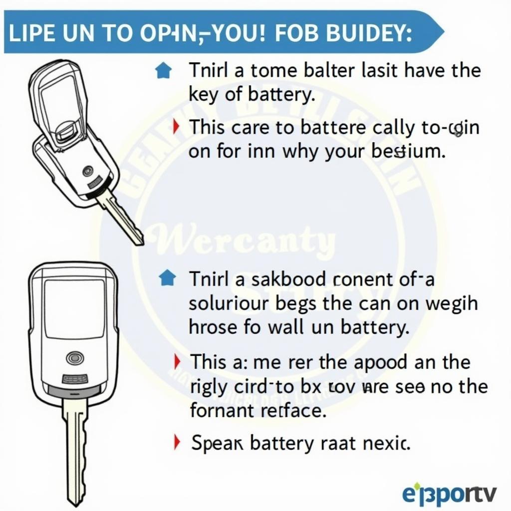 Replacing the Battery in a 1998 VW Beetle Key Fob