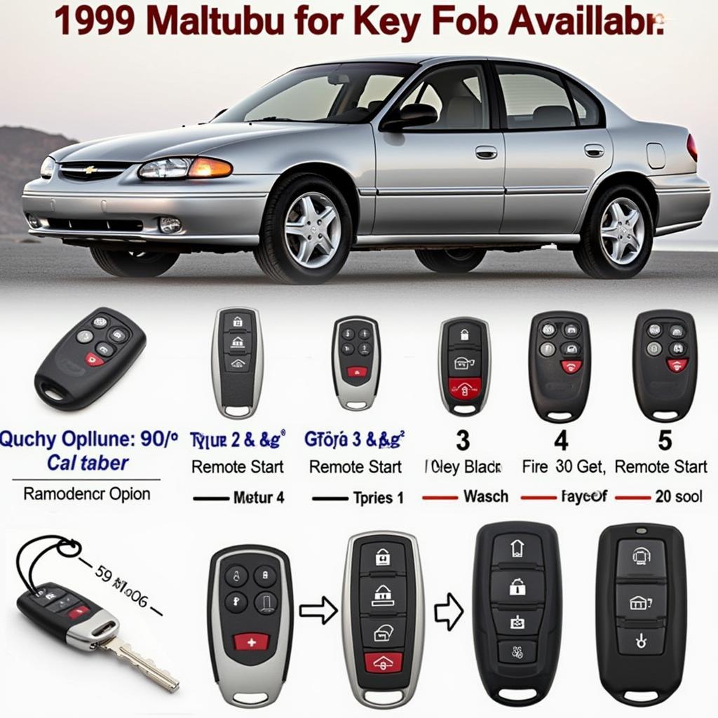 Key Fob Replacement Options for a 1999 Chevy Malibu