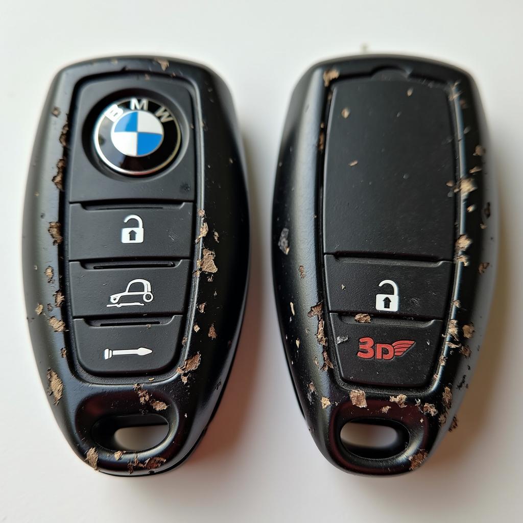 Worn out 2000 BMW 528i Key Fob Case