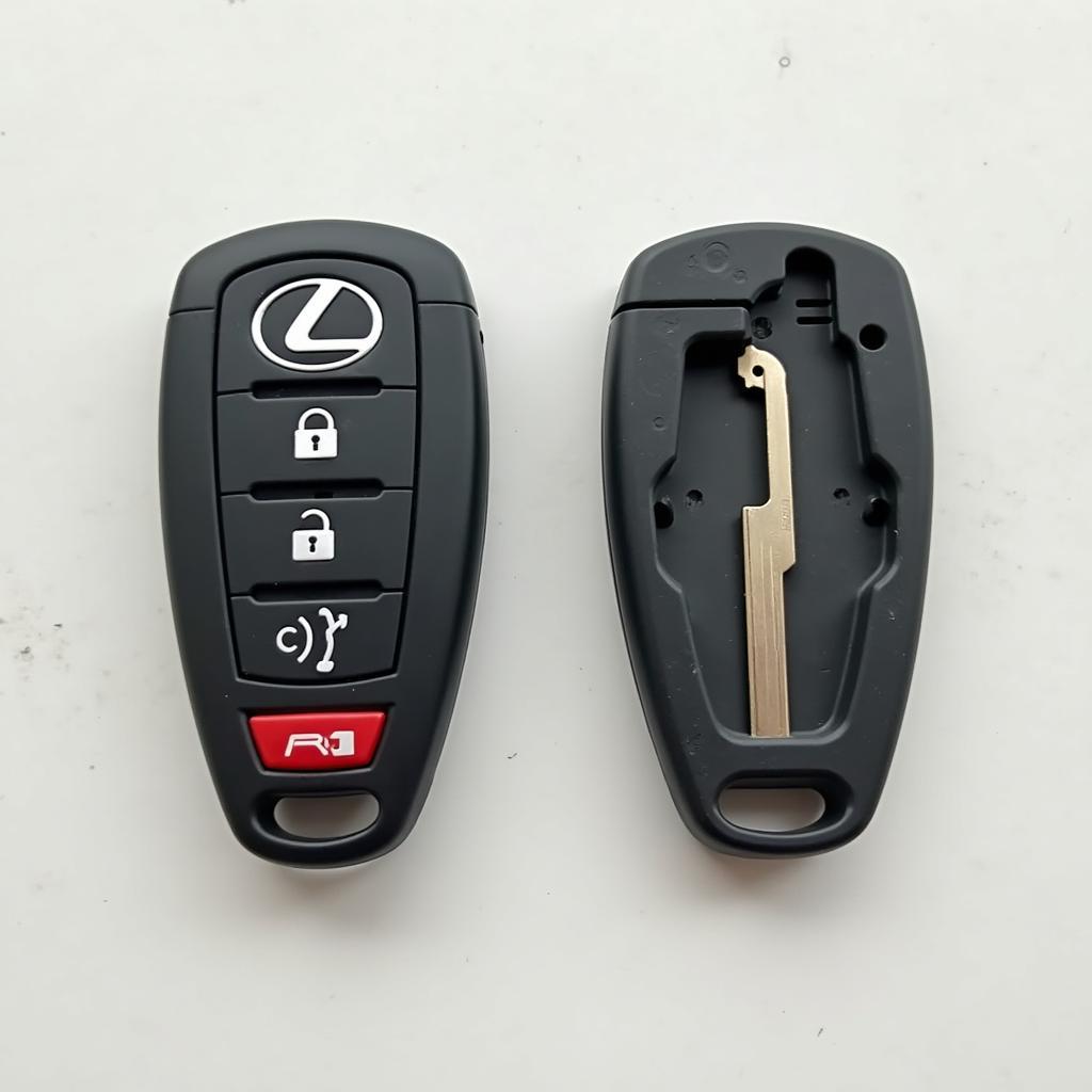 2000 Lexus ES300 Key Fob Front and Back View