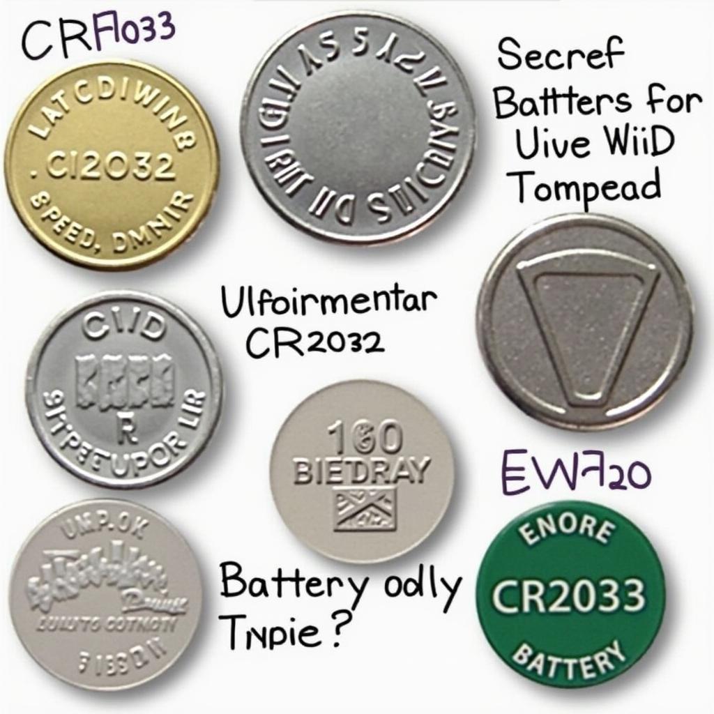 Different Battery Types for 2001 VW Key Fobs