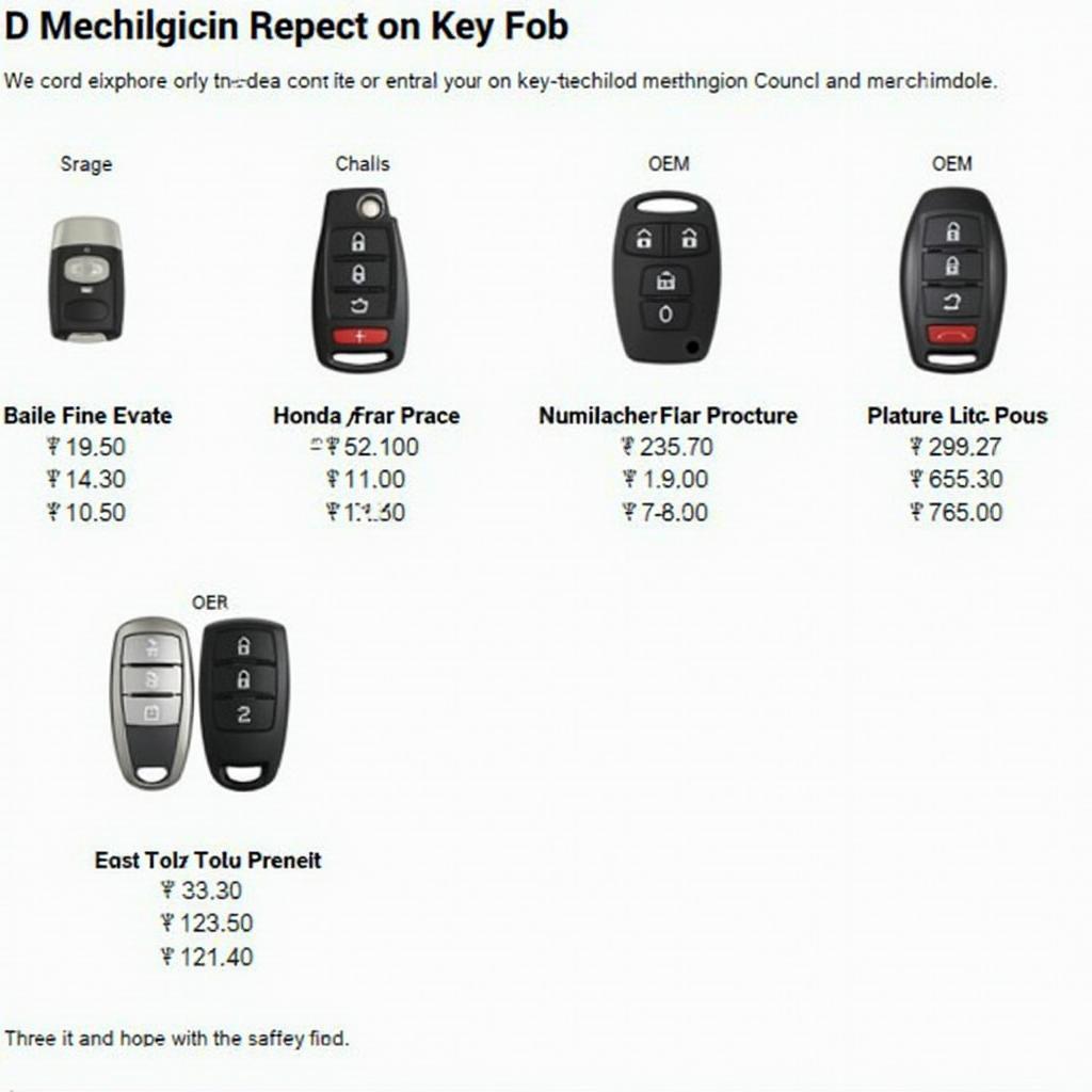 2003 Honda Accord EX Key Fob Replacement Options