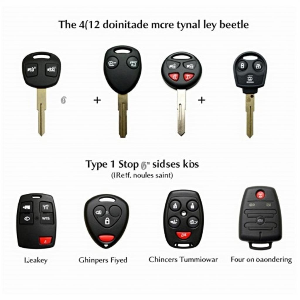 Different Types of VW Beetle Key Fobs