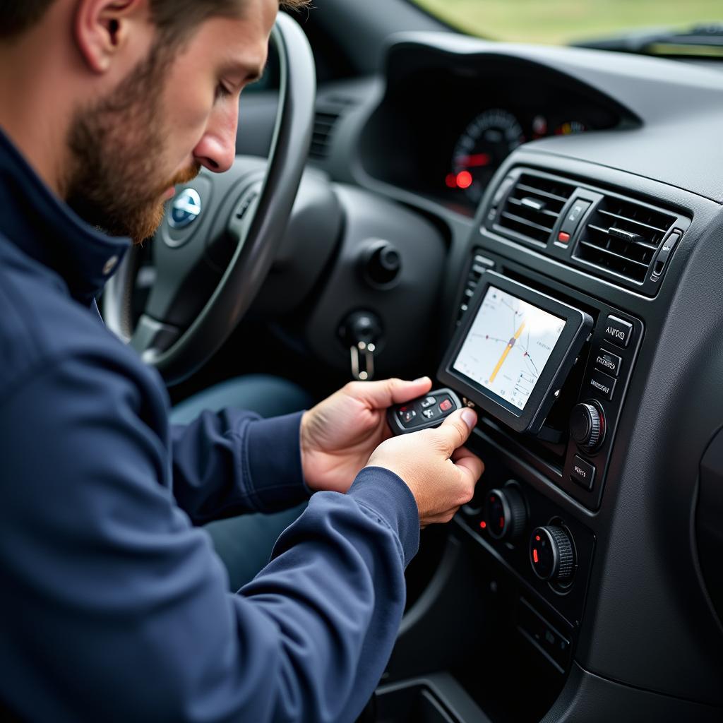 Automotive locksmith programming a 2003 WRX key fob