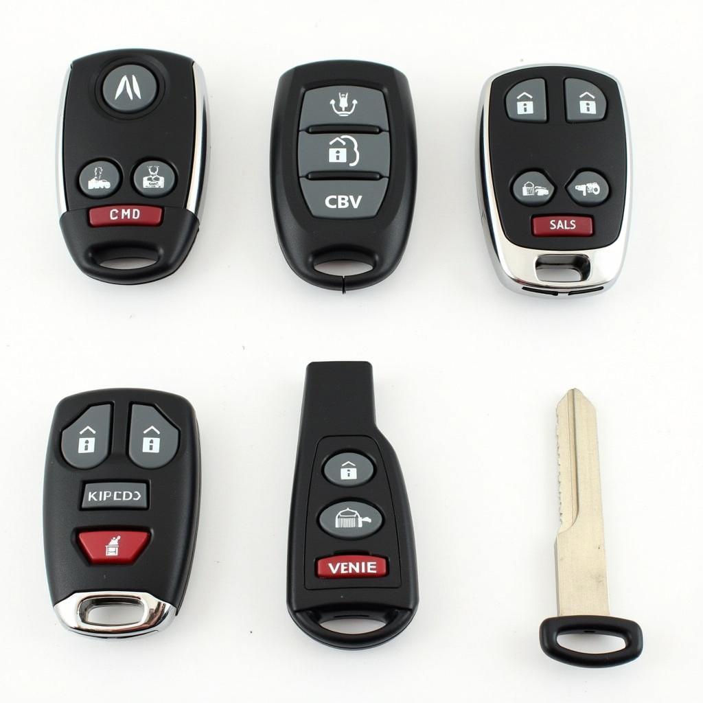 2004 acura tsx key fob types