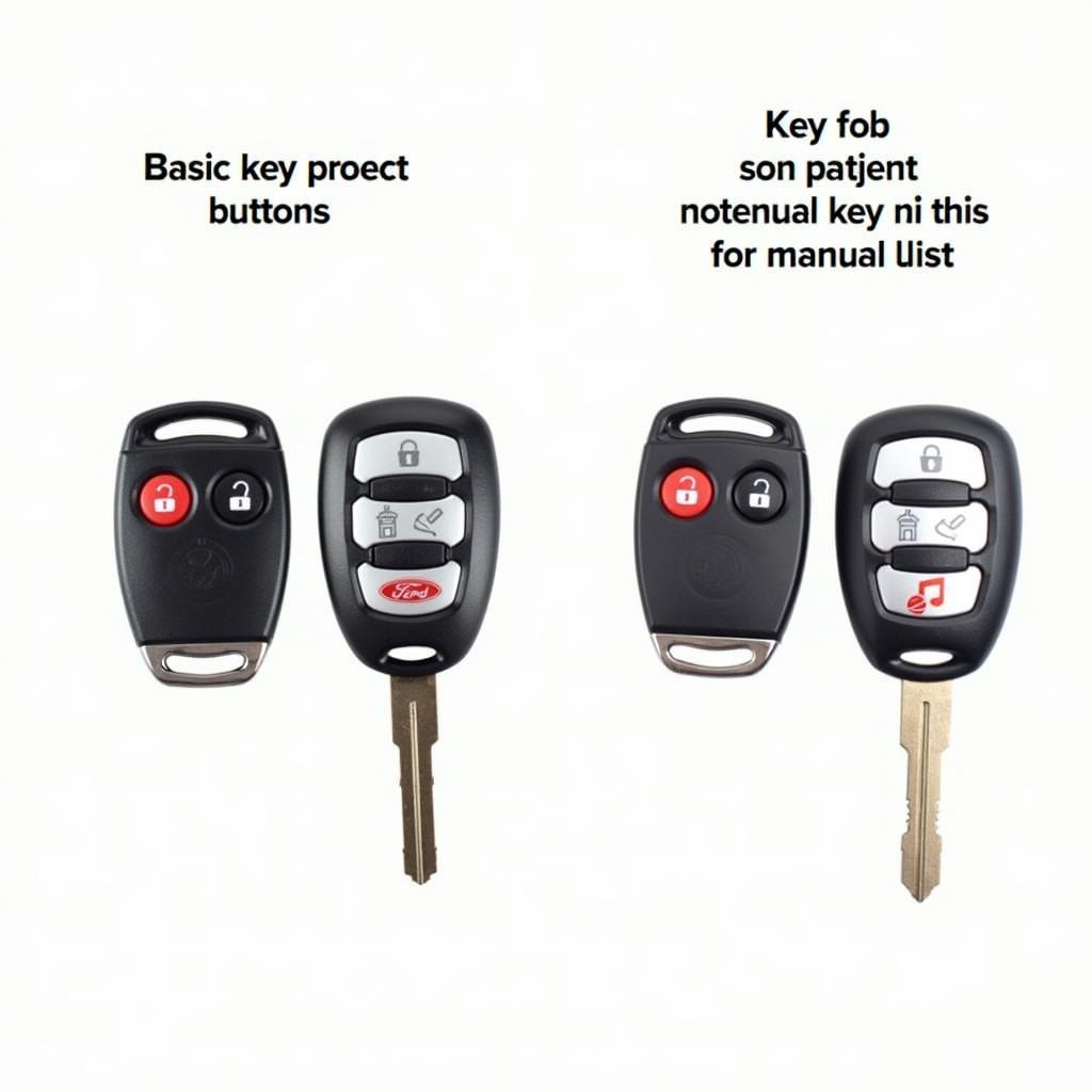 Types of 2004 Ford Mustang Key Fobs