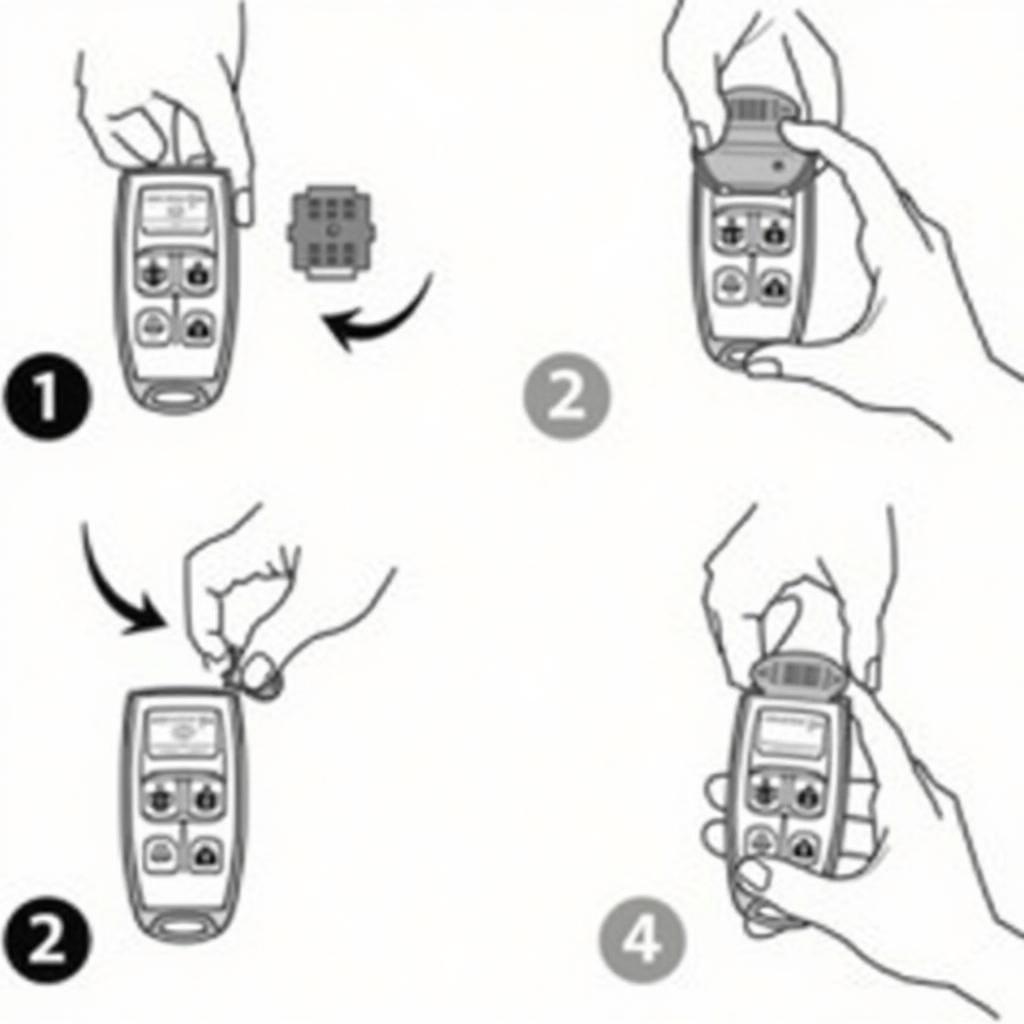 Replacing the battery in a 2004 Isuzu Rodeo key fob