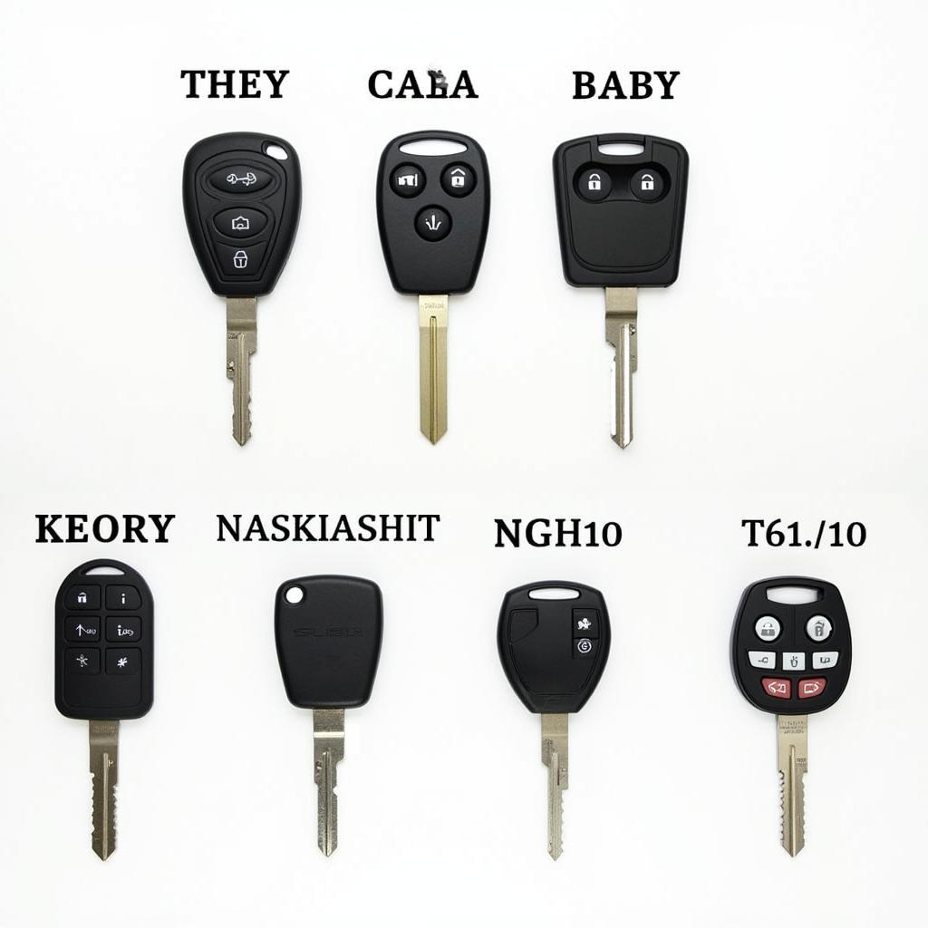 Different 2005 Chevy Equinox Key Fobs