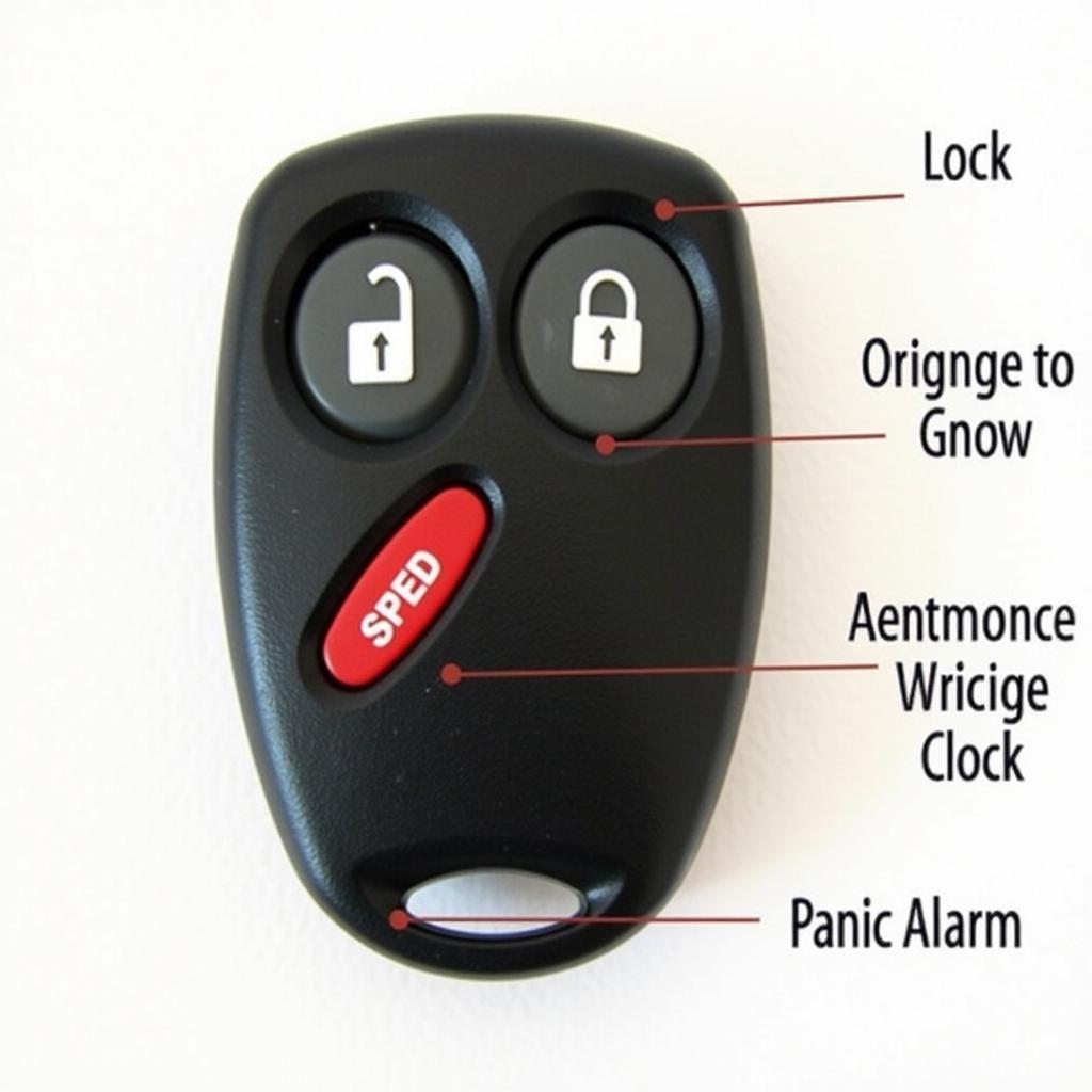 2005 Chevy Trailblazer Key Fob