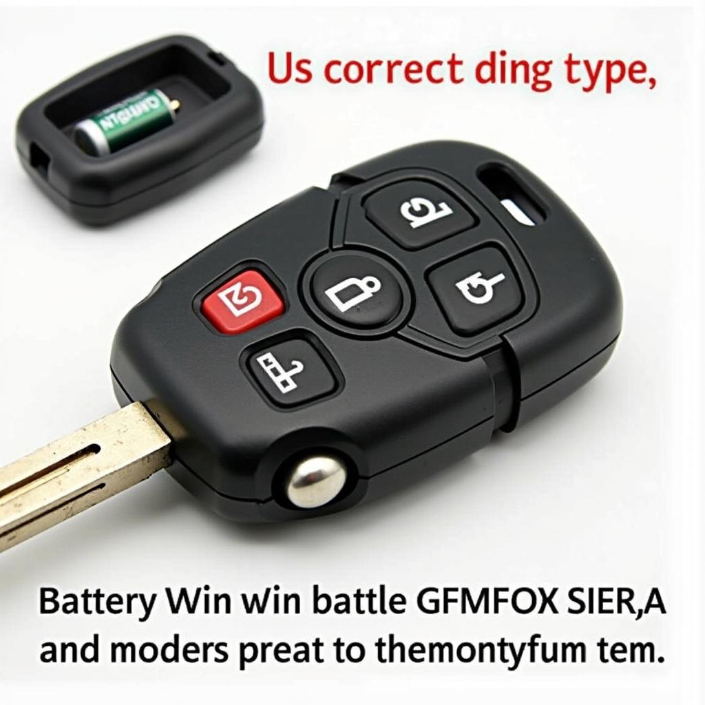 2005 GMC Sierra Key Fob Battery Replacement