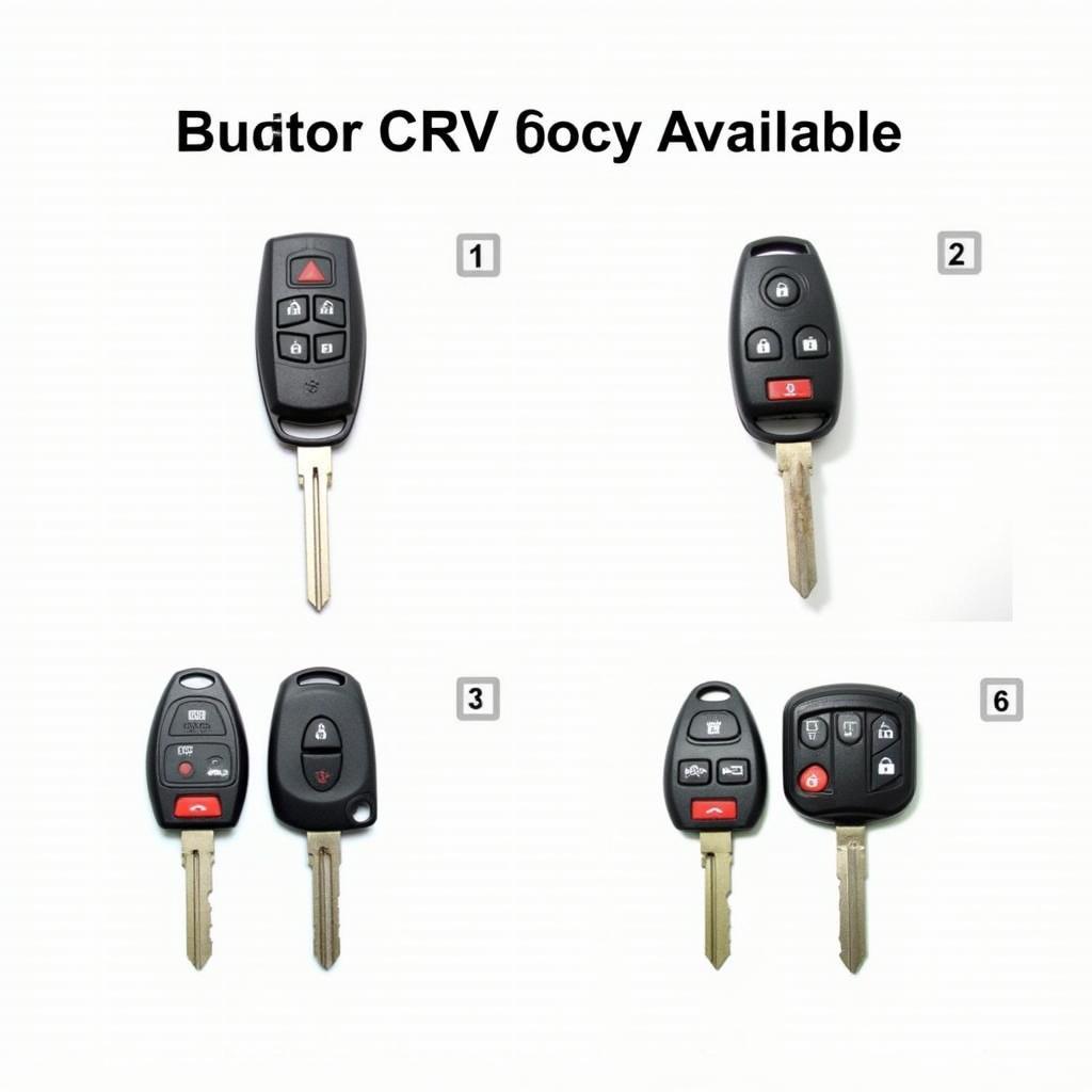 2005 Honda CRV Key Fob Types: Remote Start and Keyless Entry