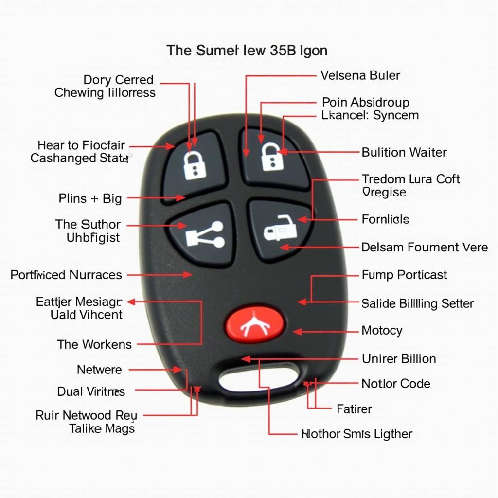 2006 Chevy Corvette Key Fob