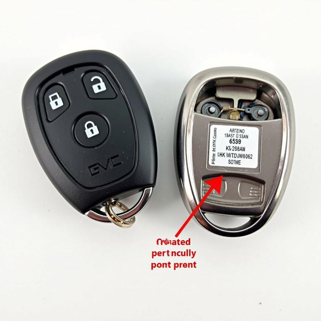 Finding the Key Fob Part Number