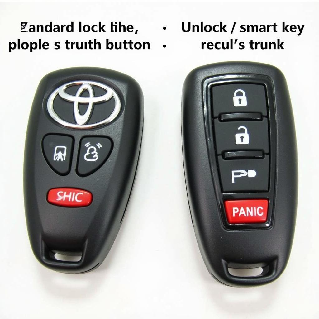 Types of 2007 Toyota Avalon Key Fobs