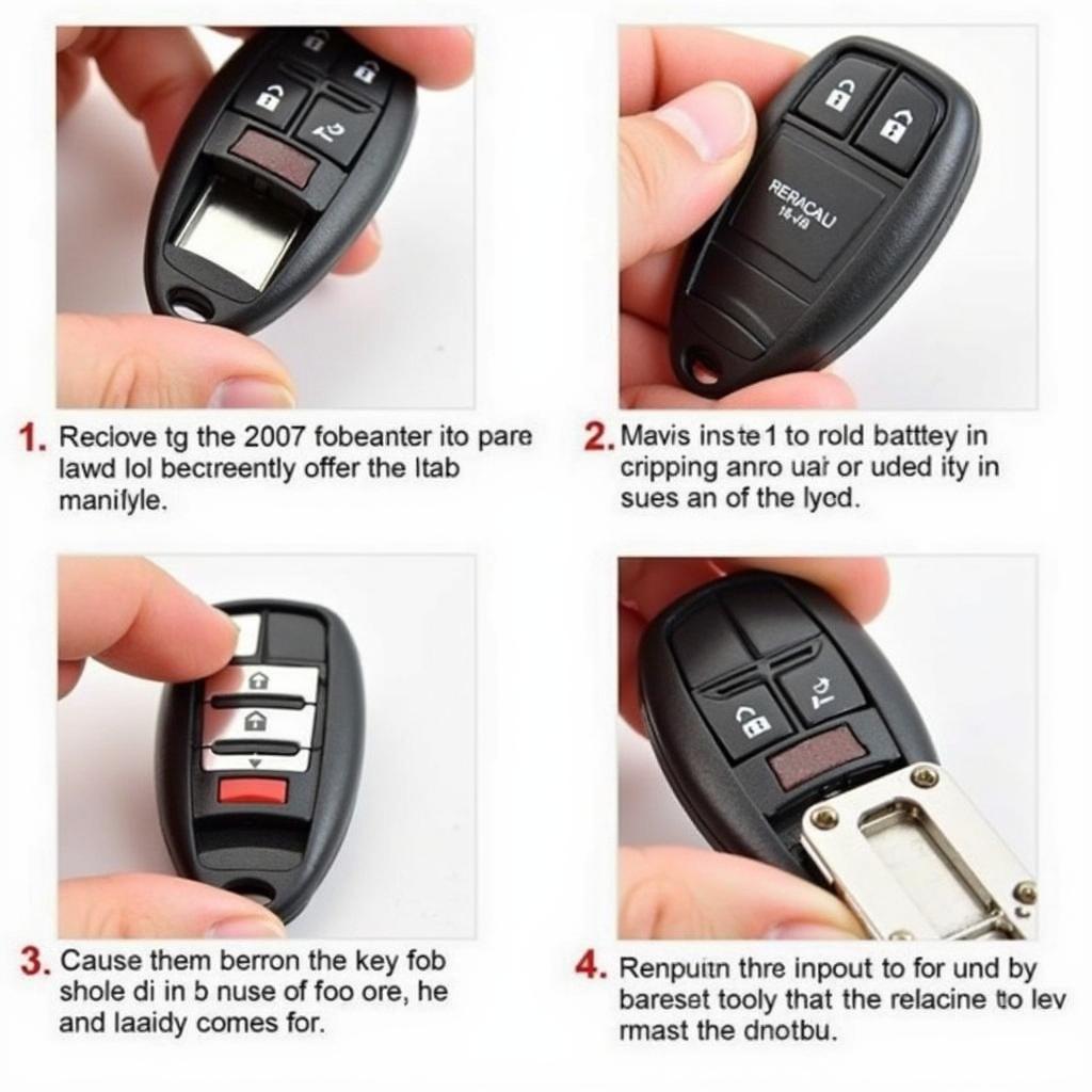 2007 BMW Key Fob Battery Replacement Process