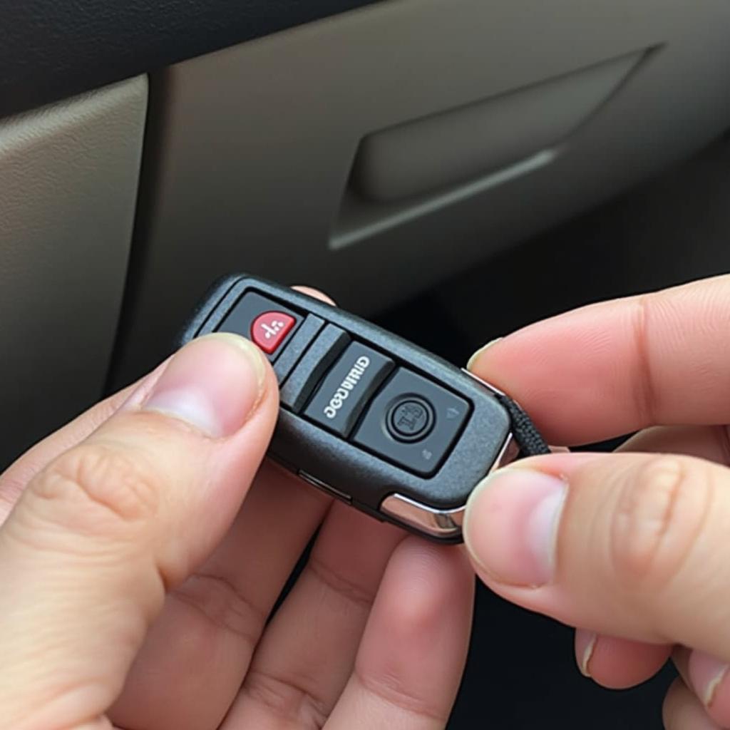 Replacing a 2007 GMC Envoy Key Fob Battery