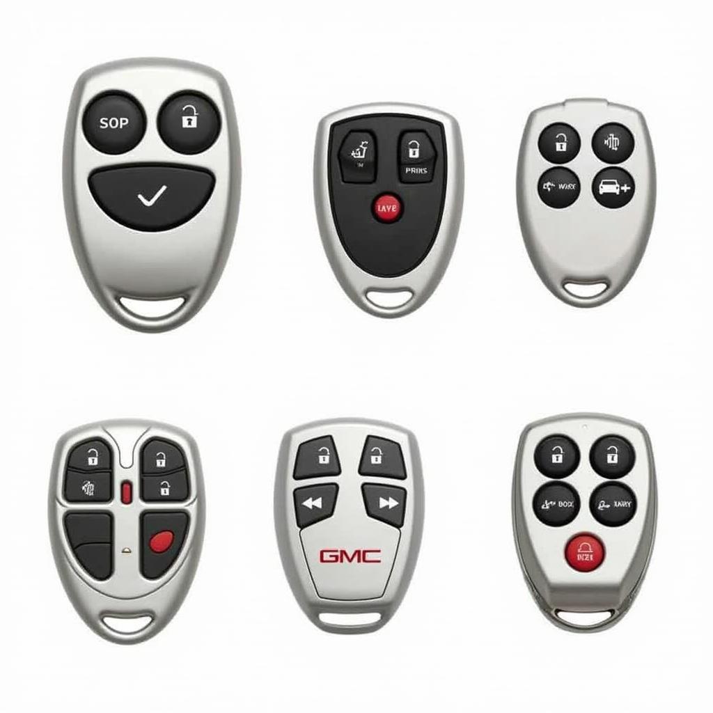 Different Types of 2007 GMC Envoy Key Fobs