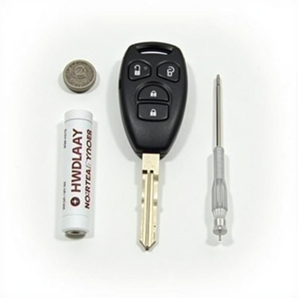 Tools and Materials for 2007 Lexus ES350 Key Fob Battery Replacement