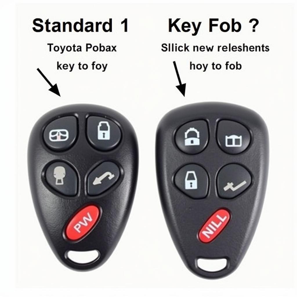 2007 Toyota Camry Key Fob Types