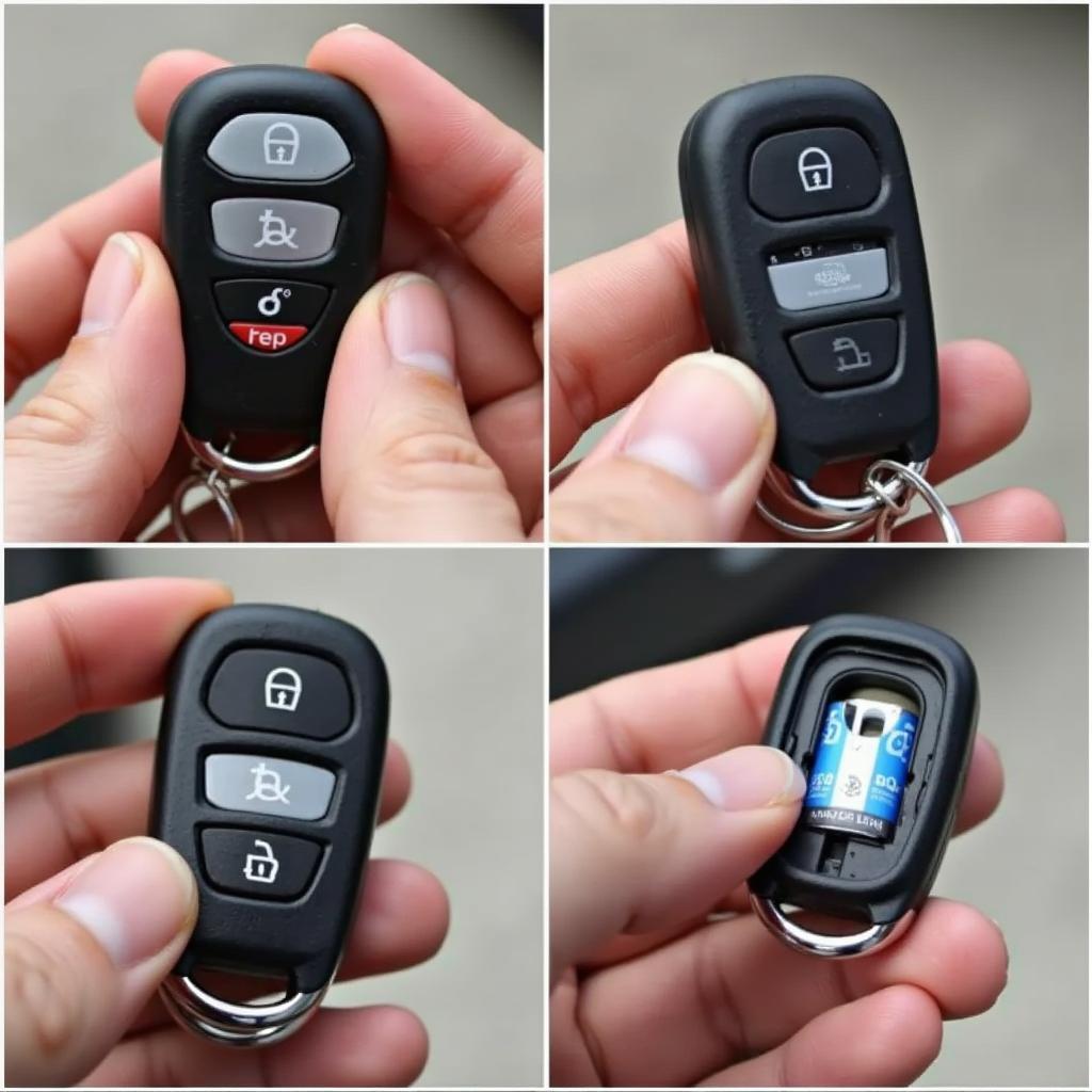 Replacing the battery in a 2007 Toyota Corolla key fob