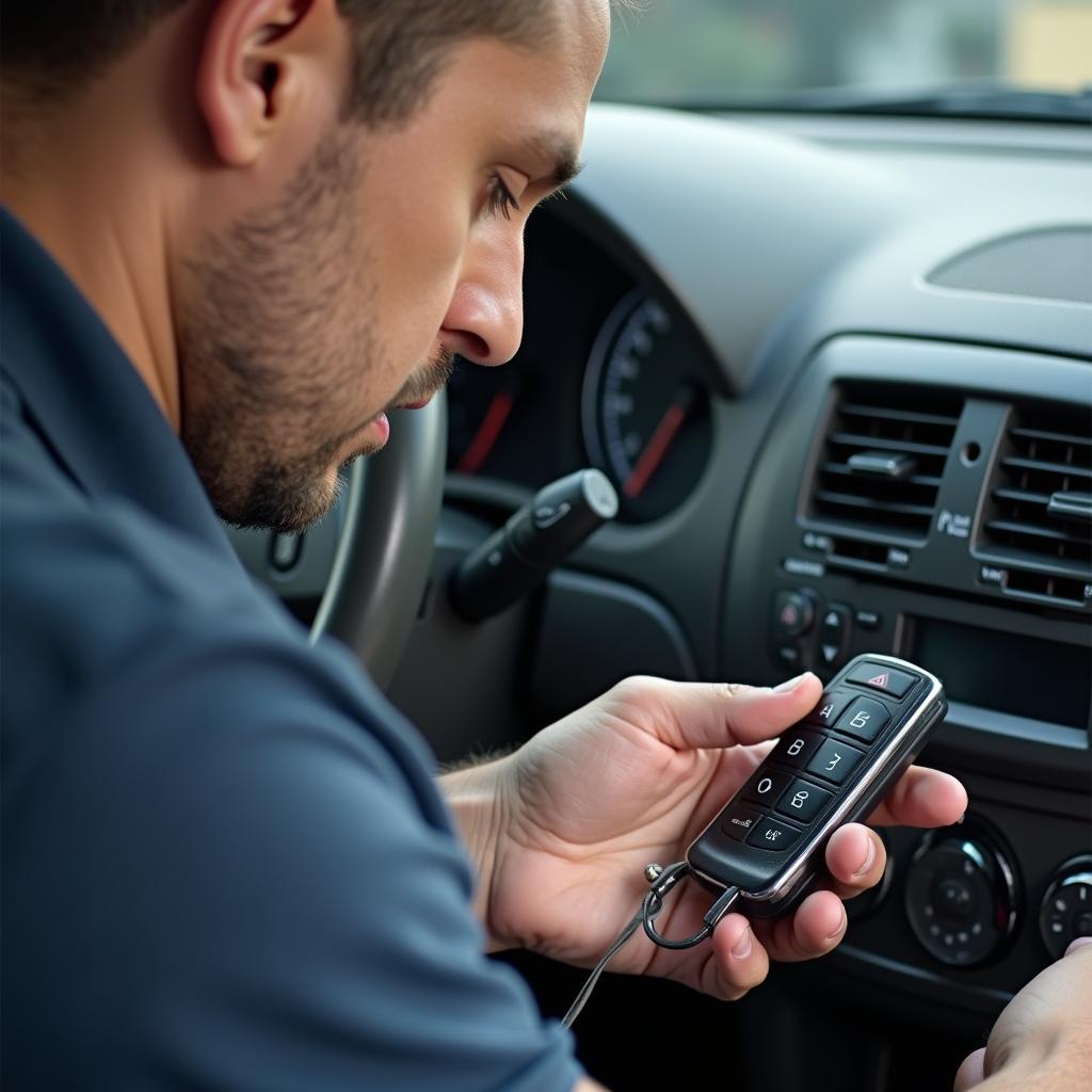 Repairing a 2007 Toyota Corolla key fob