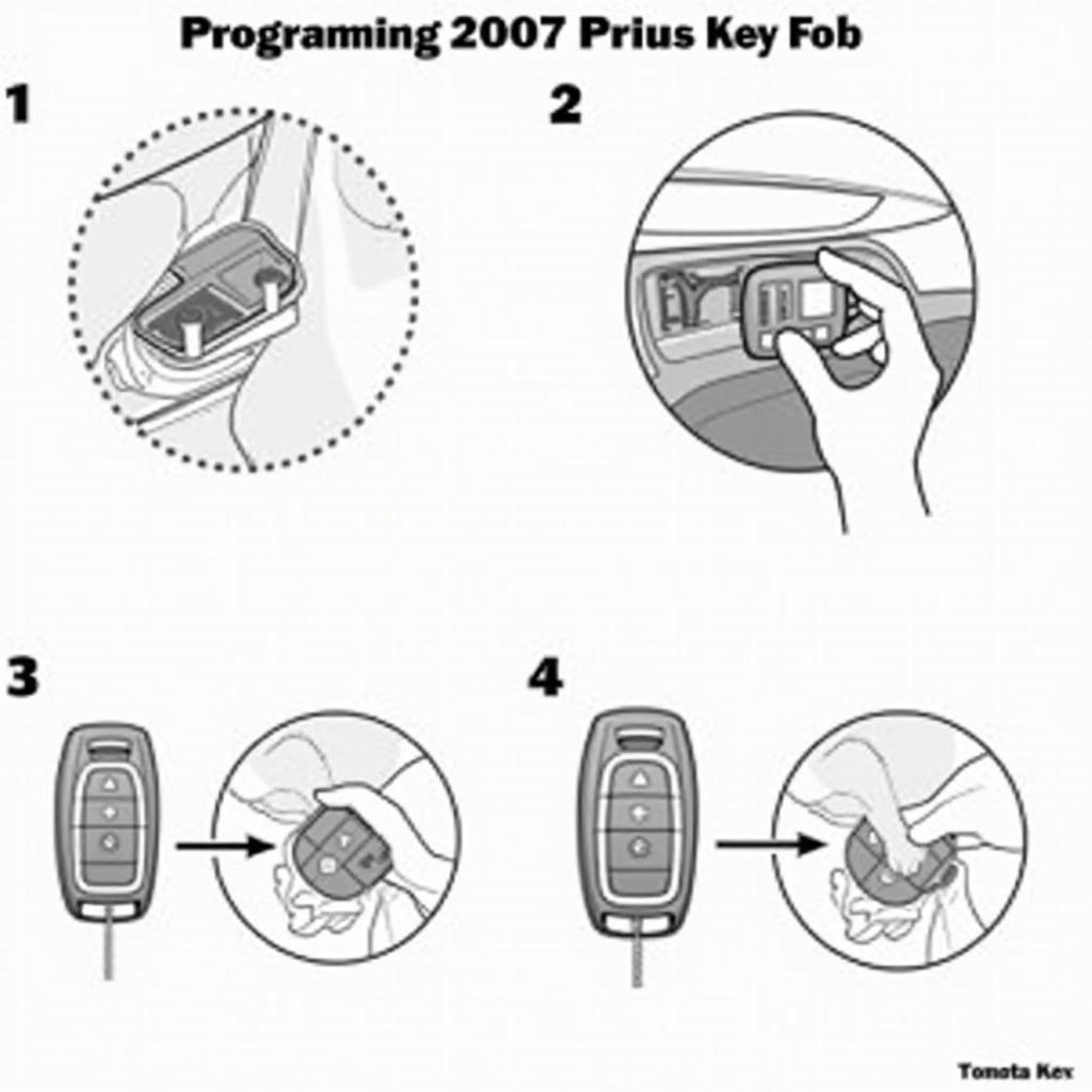 2007 Toyota Prius Key Fob Programming Process