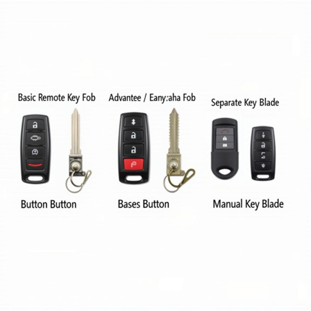 2007 Volvo XC90 Key Fob Types - Basic Remote, Keyless Entry, and Key Blade