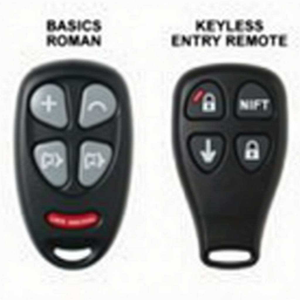 2008 Dodge Caravan Key Fob Types