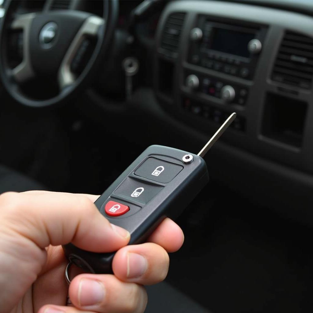 Programming a 2008 GMC Sierra 1500 key fob