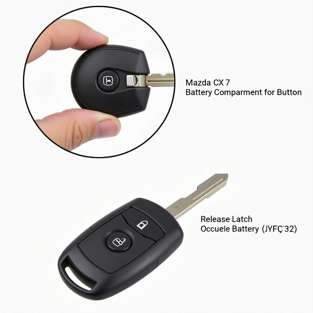 2008 Mazda CX-9 Key Fob Battery Location