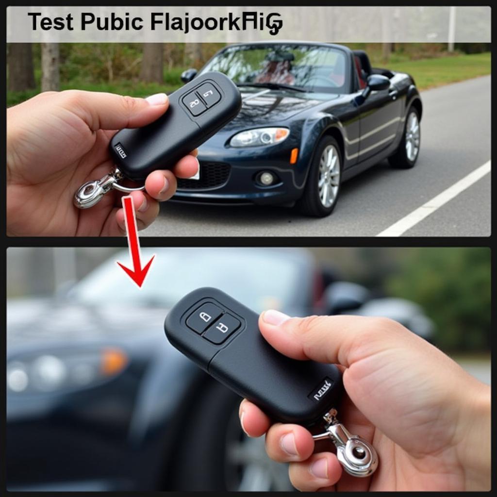 Testing the Range of 2008 MX5 Key Fob