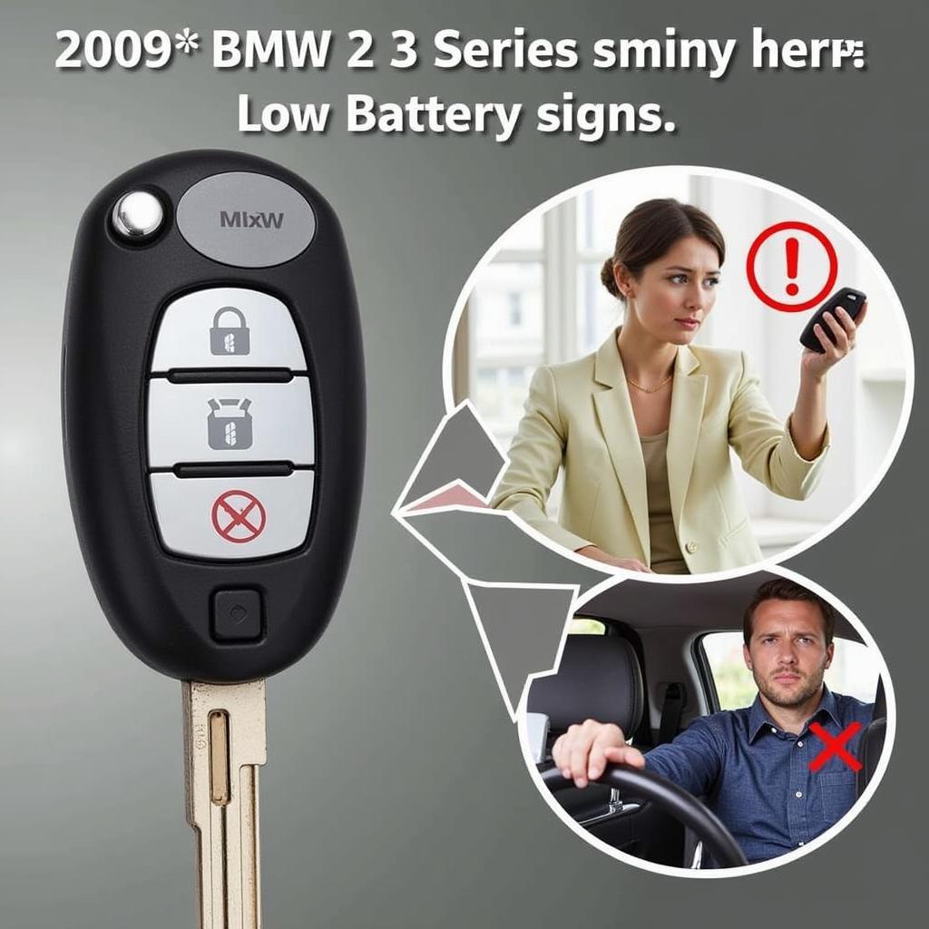 2009 BMW 3 Series Key Fob Low Battery Signs: Diminished Range, Intermittent Function, No Response