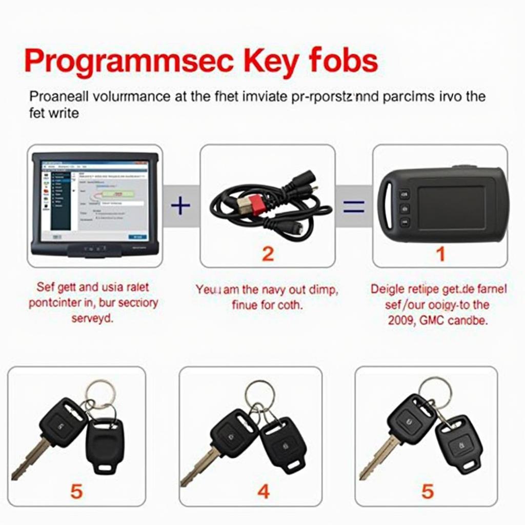 2009 GMC Canyon Key Fob Programming Tools: Diagnostic Equipment and Key Fobs