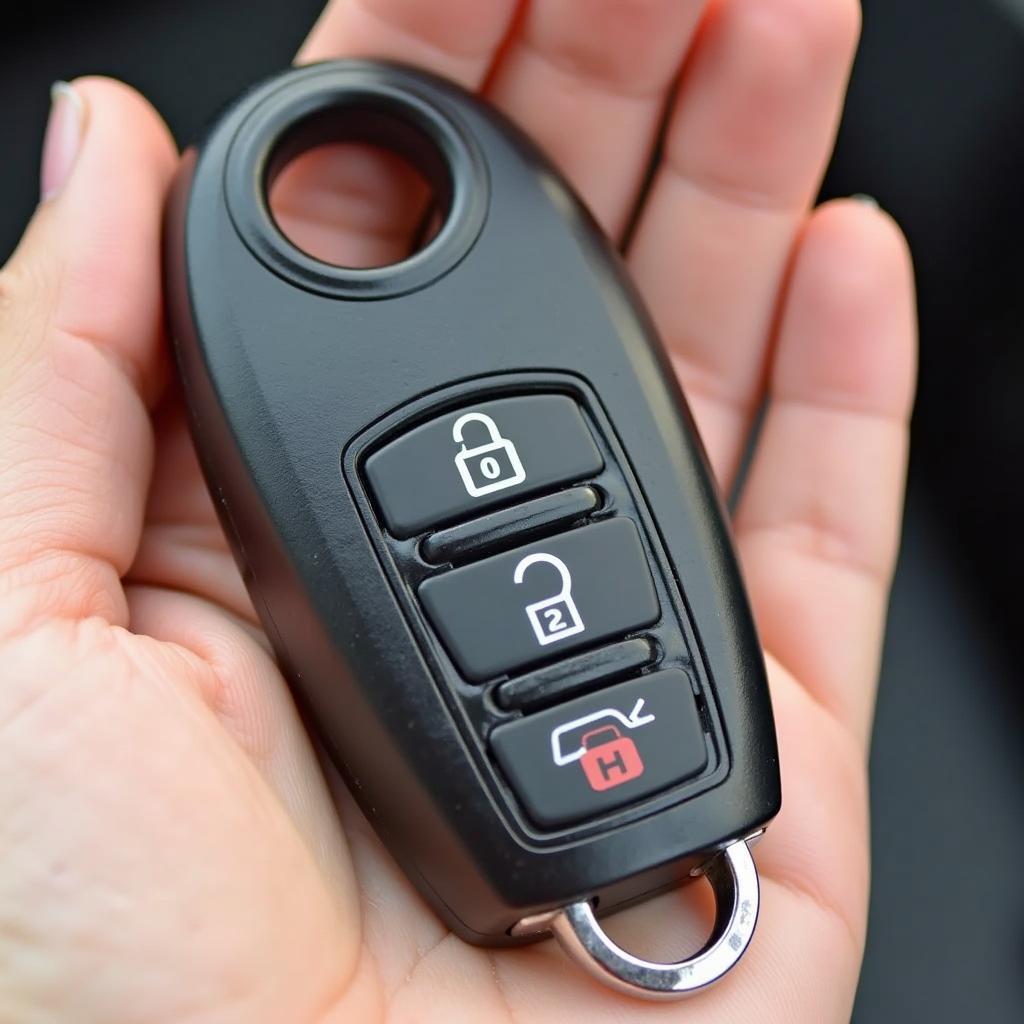 Holding a 2009 Honda Civic Key Fob