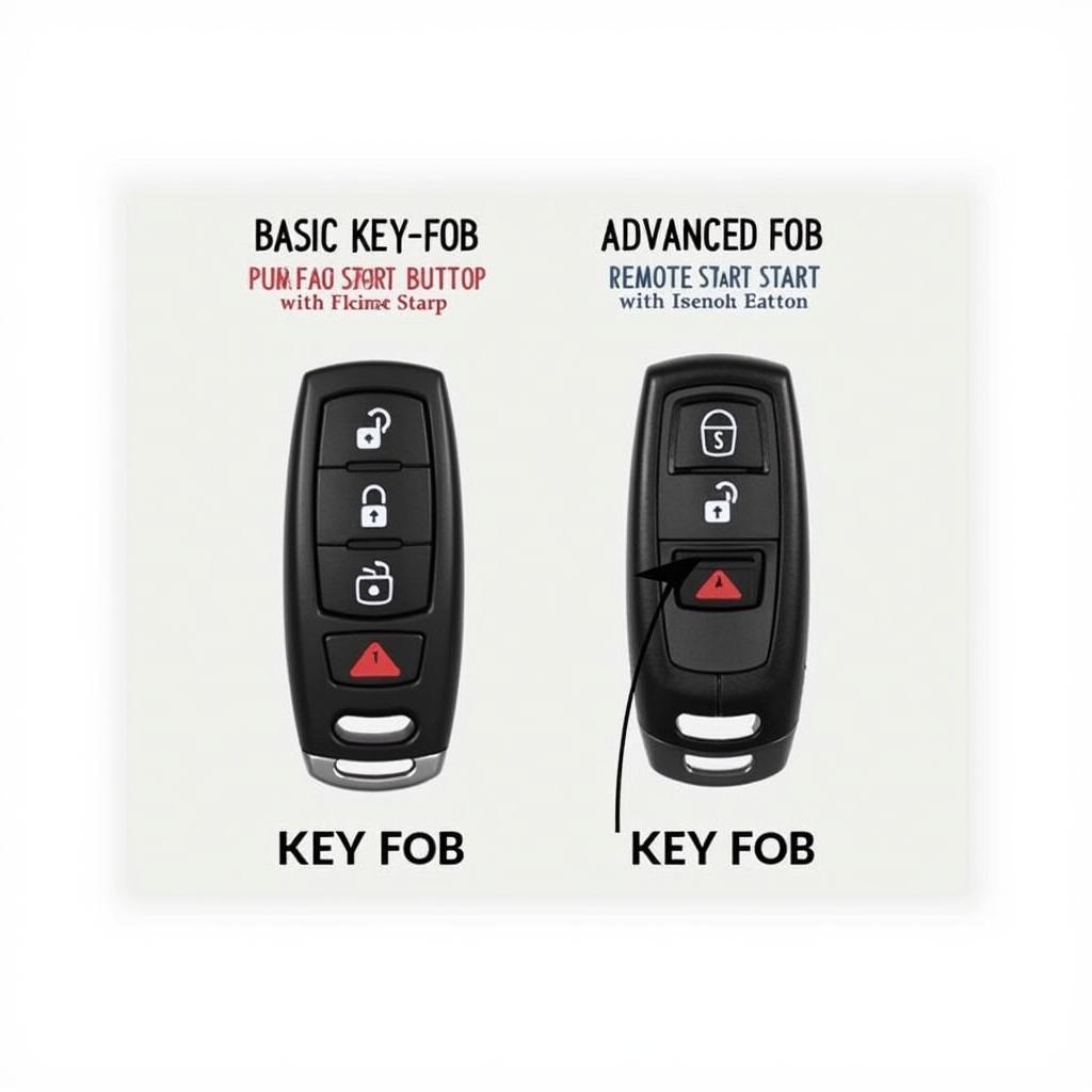 Different 2010 Ford F150 Key Fobs