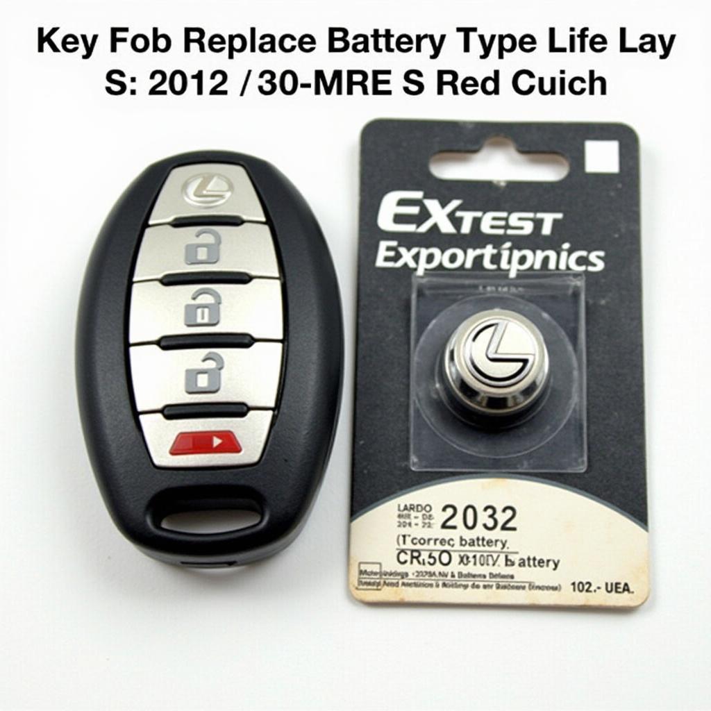 2010 Lexus ES350 Key Fob Battery - CR2032