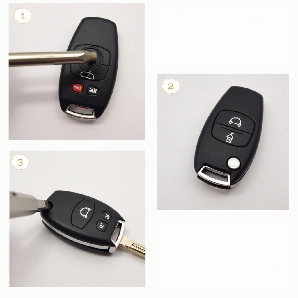 Opening a 2010 Mazda 6 Key Fob