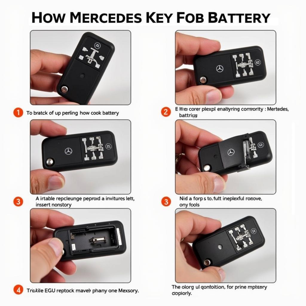 Replacing the battery in a 2010 Mercedes Key Fob