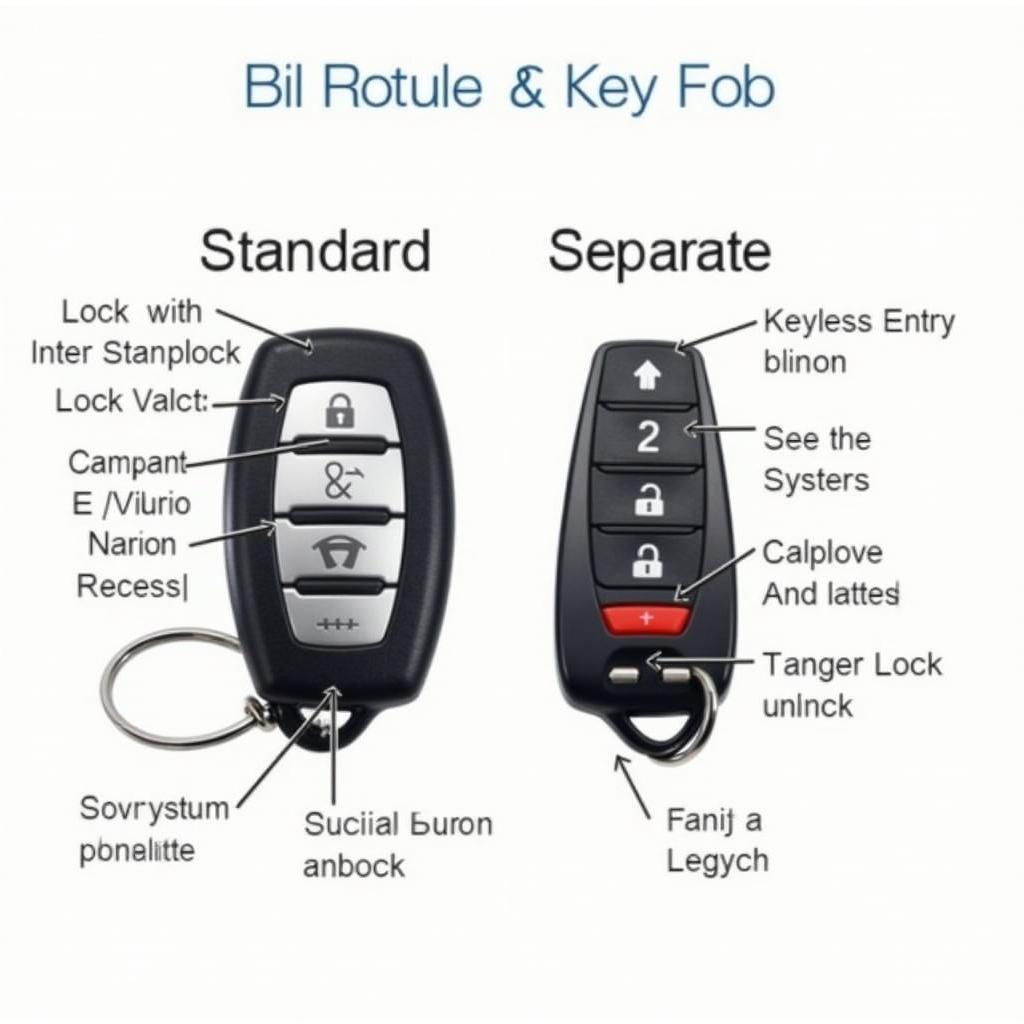 2010 Subaru Forester Key Fob Types - Standard Remote and Keyless Entry