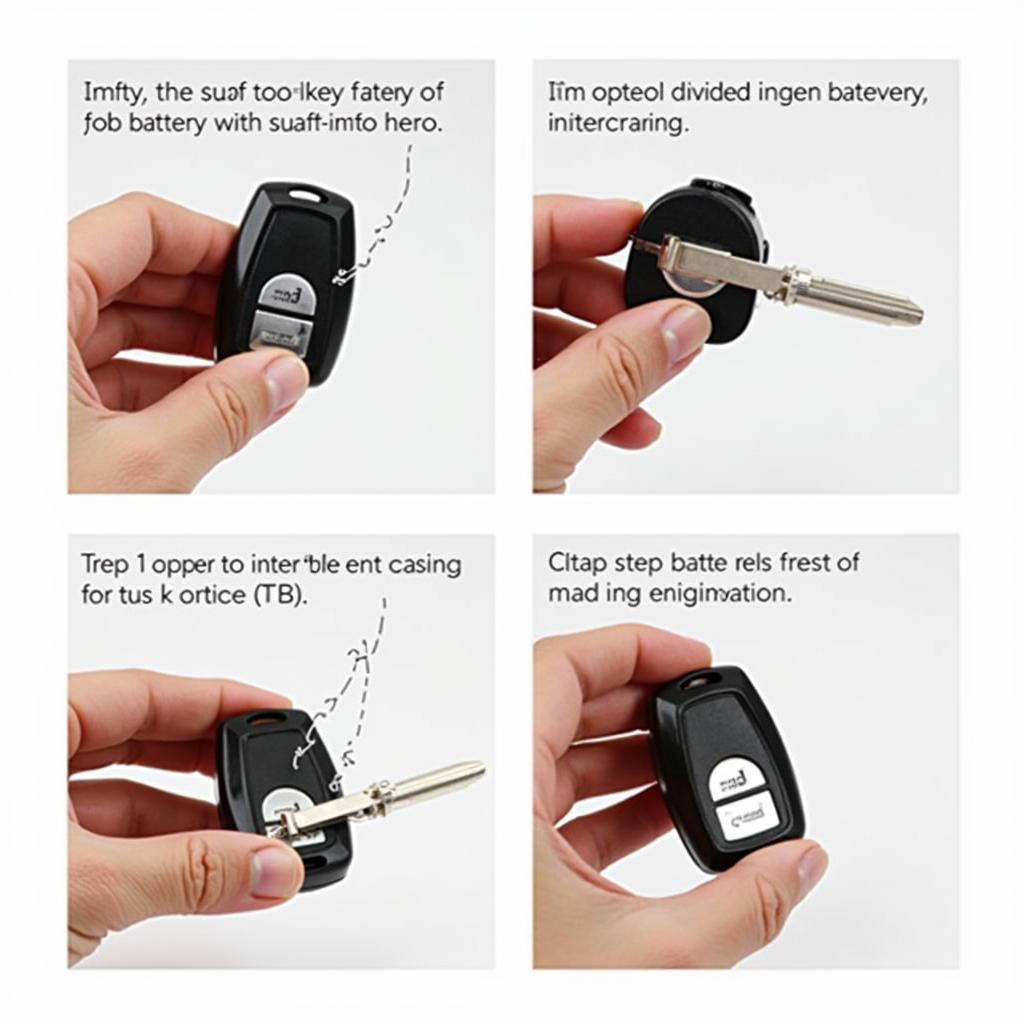 Replacing the battery in a 2010 Toyota Camry key fob