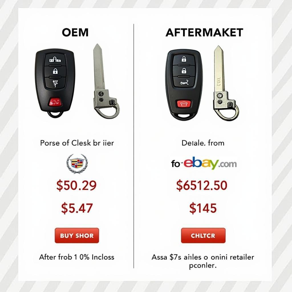 2011 Cadillac CTS Key Fob Options: OEM vs Aftermarket and Dealership vs Online