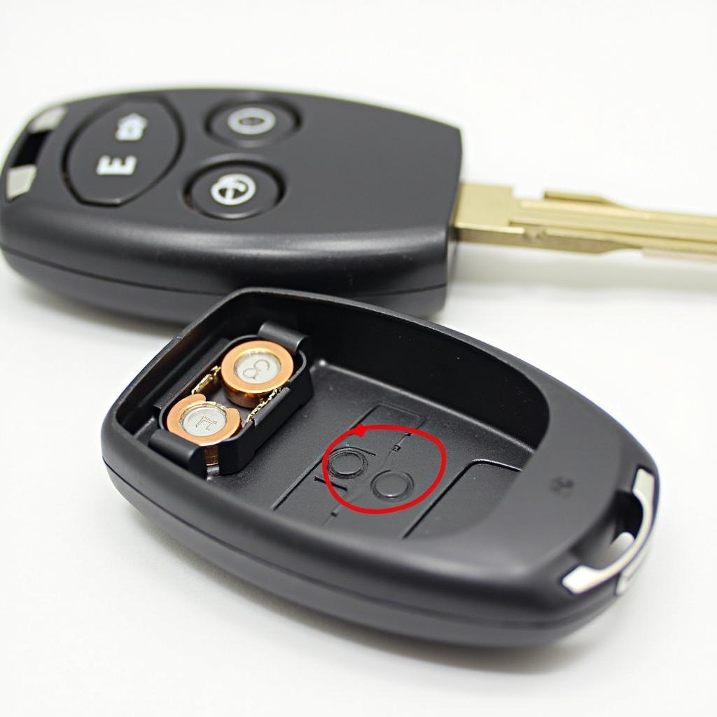 2011 Toyota Avalon key fob with CR2032 battery