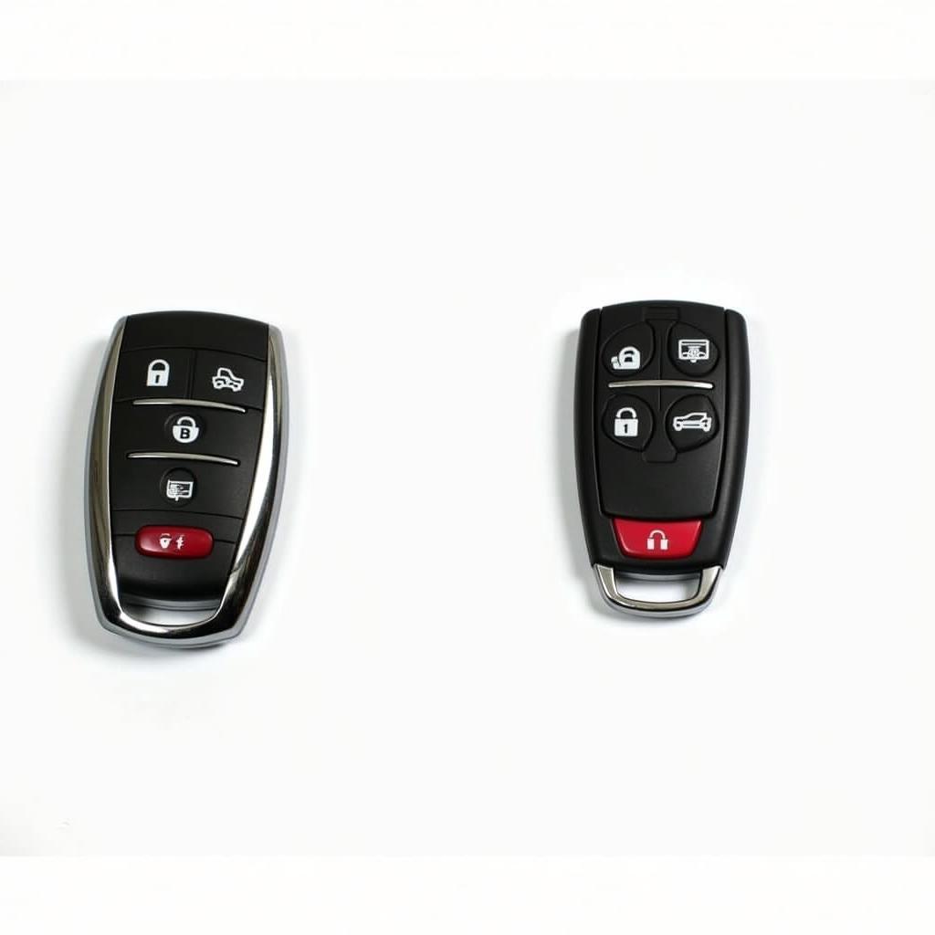 2012 Cadillac CTS Key Fob Types: Standard and Proximity