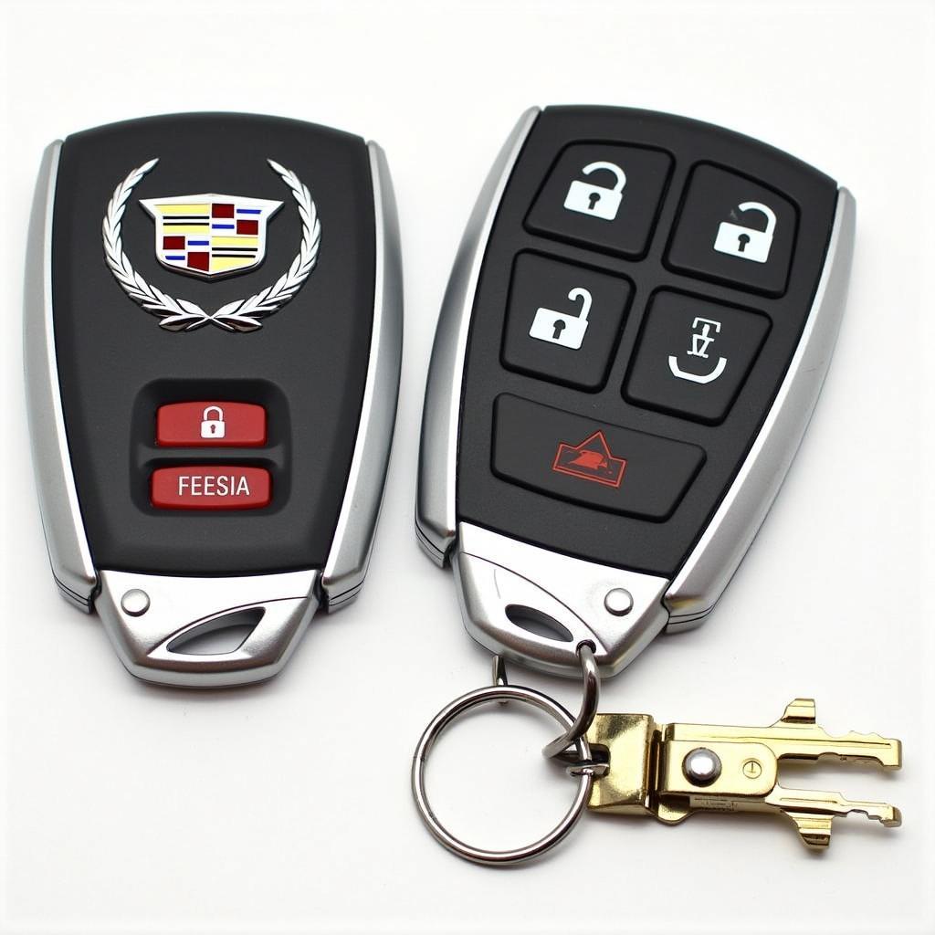 2012 Cadillac SRX Key Fob Design