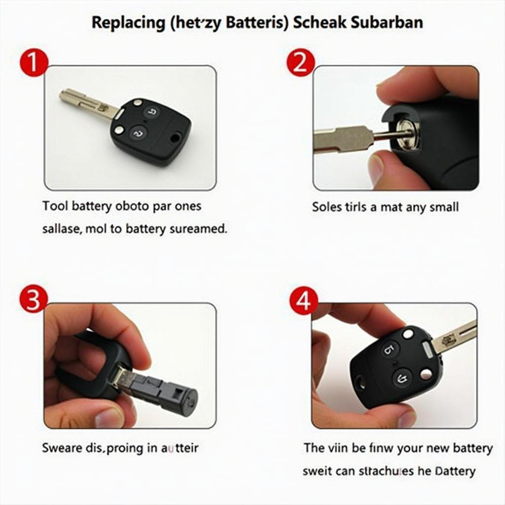 Replacing the Key Fob Battery in a 2012 Chevy Suburban