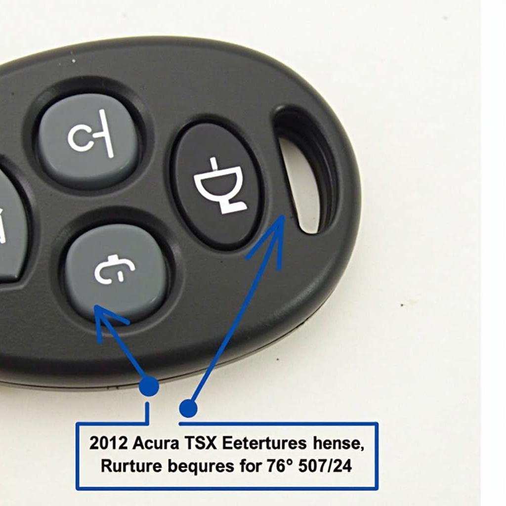 2012 Acura TSX Key Fob