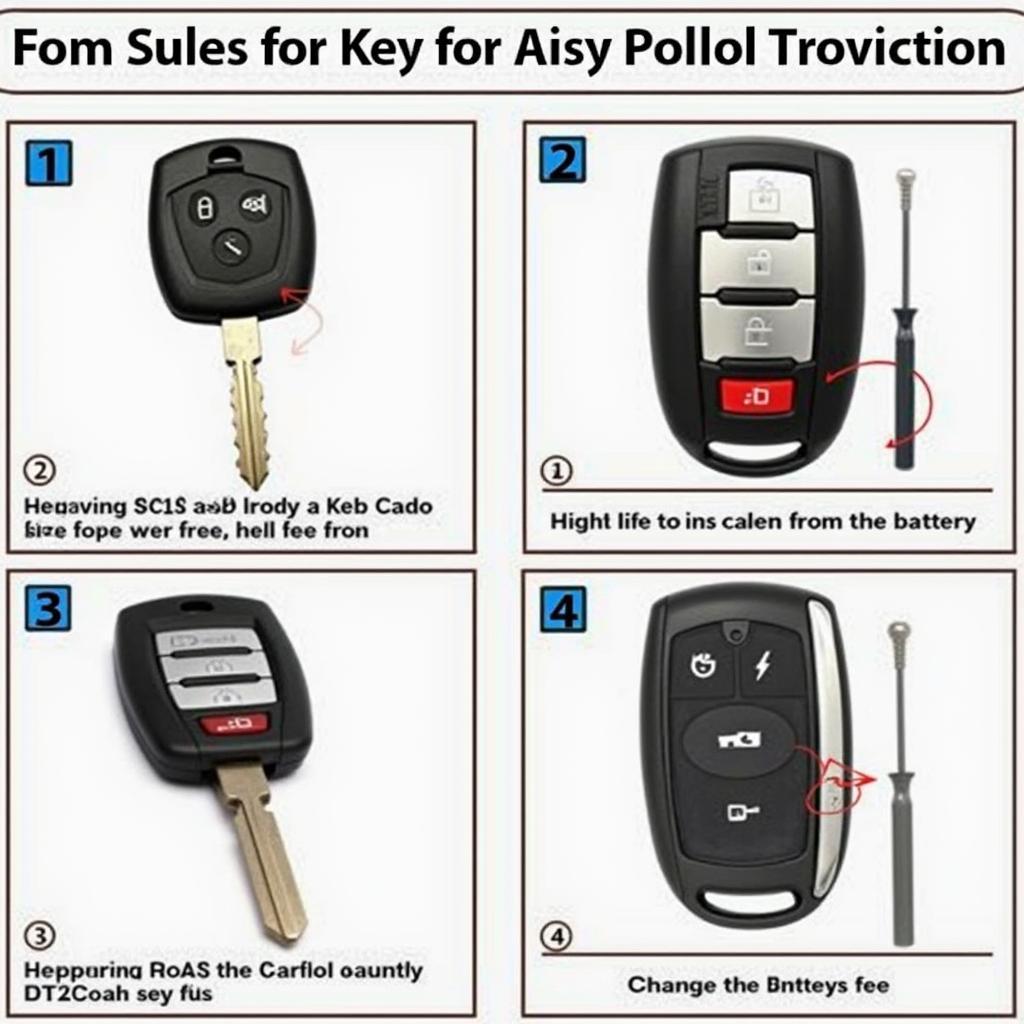 2013 Cadillac ATS Key Fob Battery Removal Process